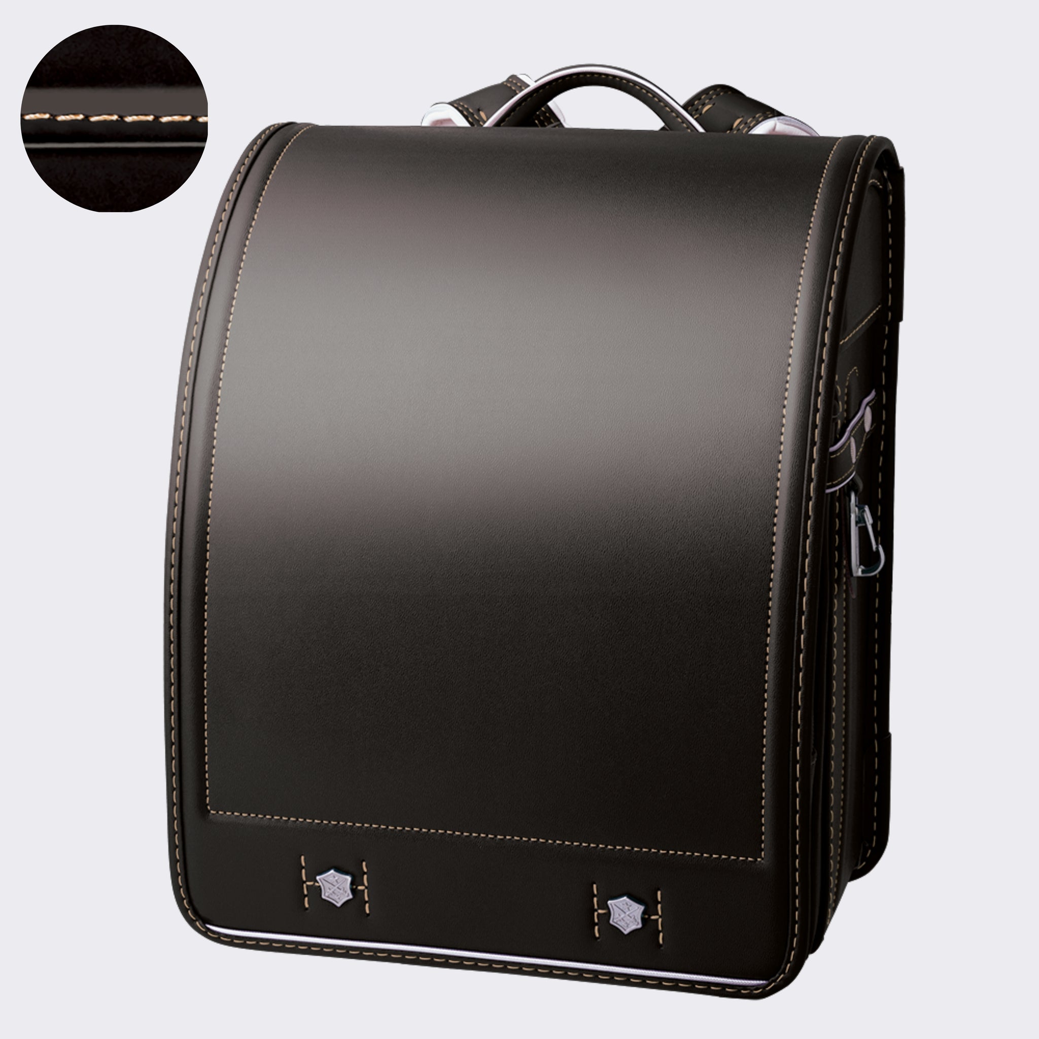 デザインシリーズ ワールド [牛革] 黒×ゴールド – バンビのランドセル